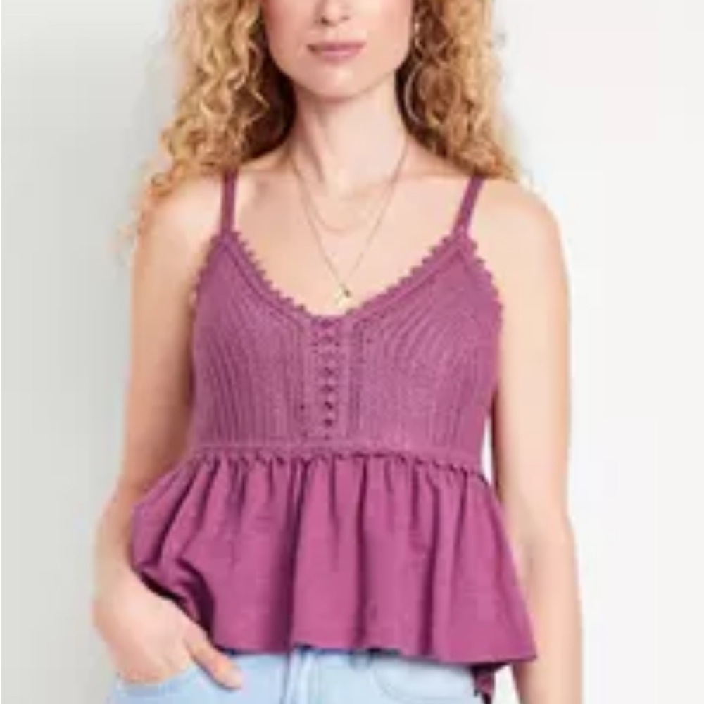 NWT Old Navy Women's Purple Camisole Top sz XS